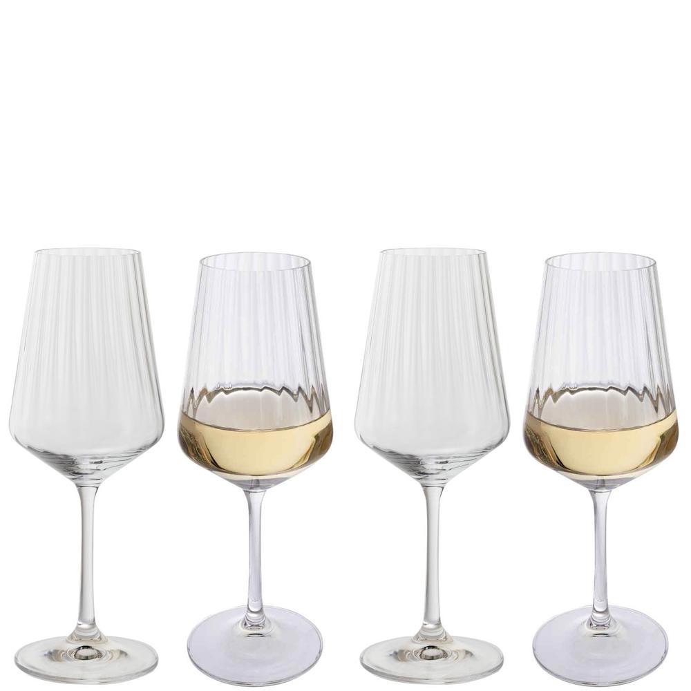 Dartington Cheers! Optic Set of 4 White Wine Glasses